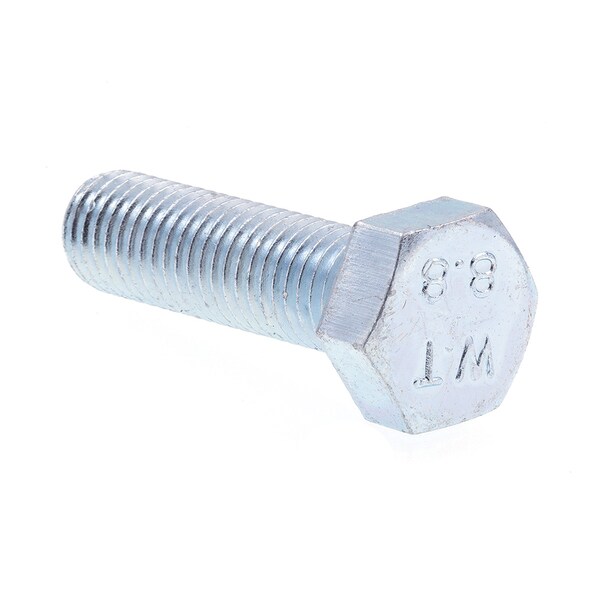 Prime-Line Hex Head Cap Screw, Class 8.8 Metric M7-1.0 X 25MM Zinc Plated Steel 25PK 9109371 - main